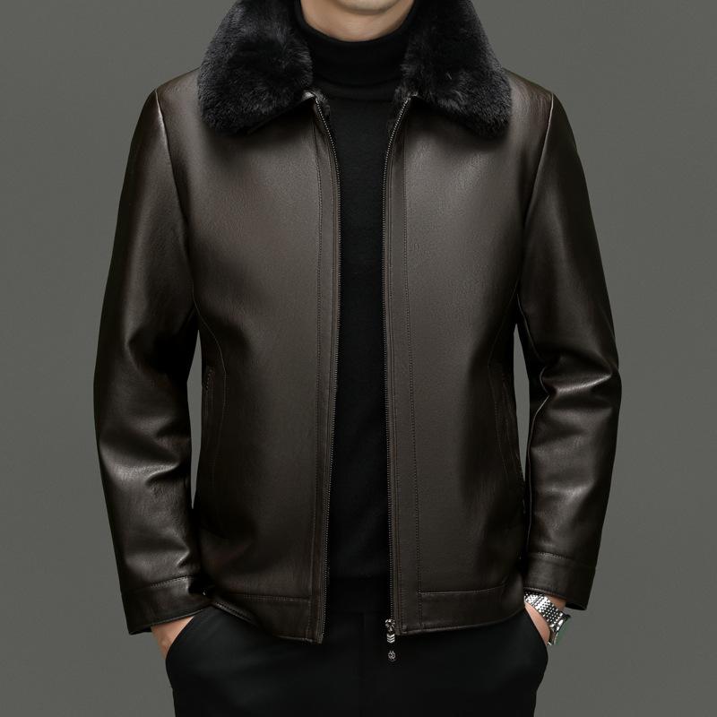 Herrenmode – Lederjacke