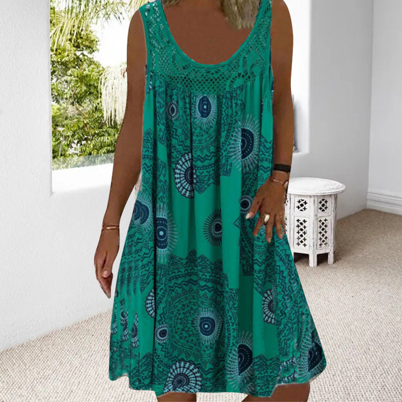 LEILANY | Ärmelloses Plus-Size Sommerkleid für Damen