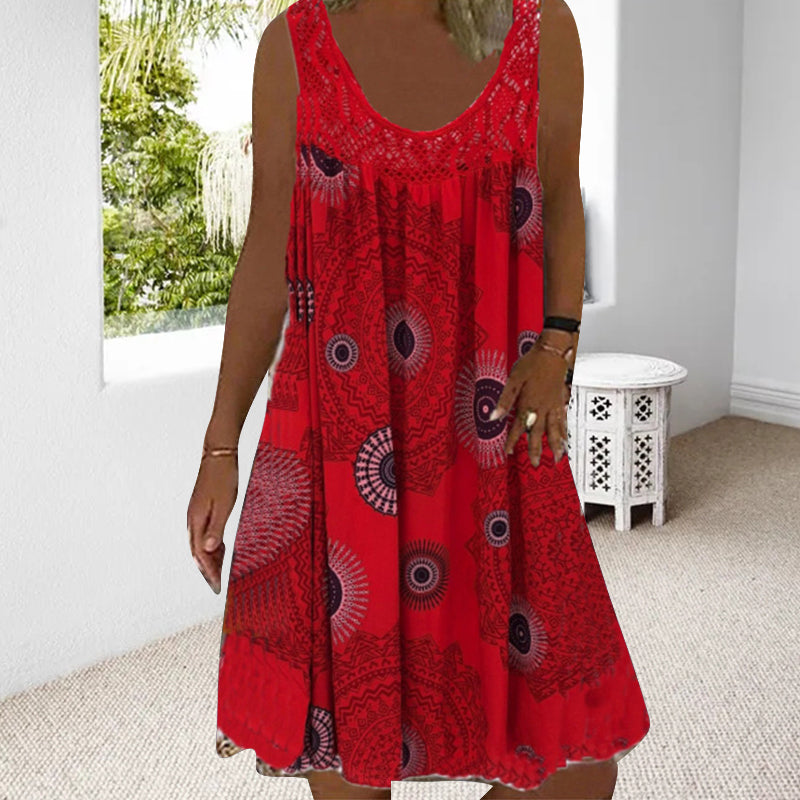 LEILANY | Ärmelloses Plus-Size Sommerkleid für Damen