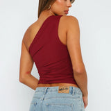 Beate - One Shoulder Top