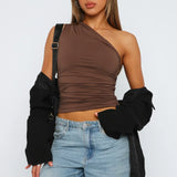 Beate - One Shoulder Top