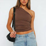 Beate - One Shoulder Top
