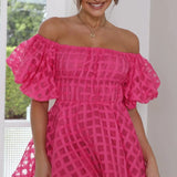 Isla - Schulterfreies Kleid
