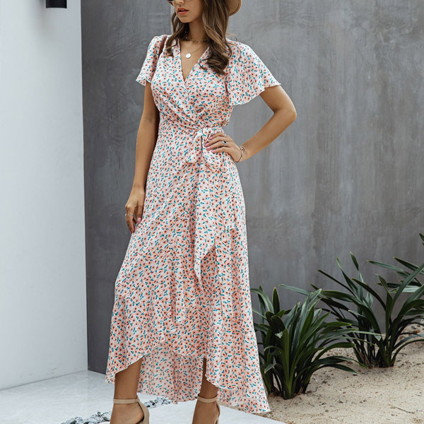 FloraWear – Geblümtes Wickelkleid