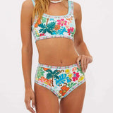 EMMIE – Geblümter Stütz-Bikini