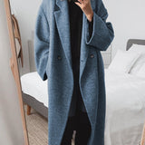Cely | Bequemer Oversized-Mantel mit Doppelknopf-Design