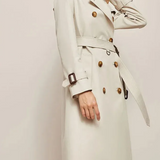 Klassischer – Damen Trenchcoat mit Gürtel