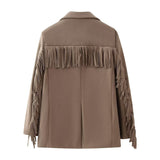 Fransenwear – Damen Boho Blazer
