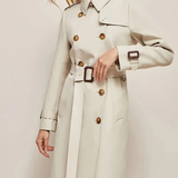 Klassischer – Damen Trenchcoat mit Gürtel