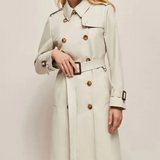 Klassischer – Damen Trenchcoat mit Gürtel