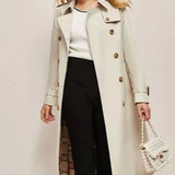 Klassischer – Damen Trenchcoat mit Gürtel