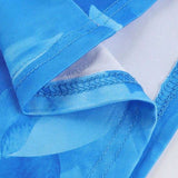 Mediterranea - Maxikleid mit Aquarellmuster