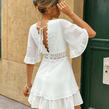 Bo - Weißes Boho-Kleid