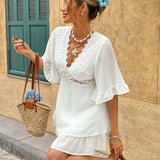 Bo - Weißes Boho-Kleid