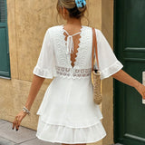 Bo - Weißes Boho-Kleid