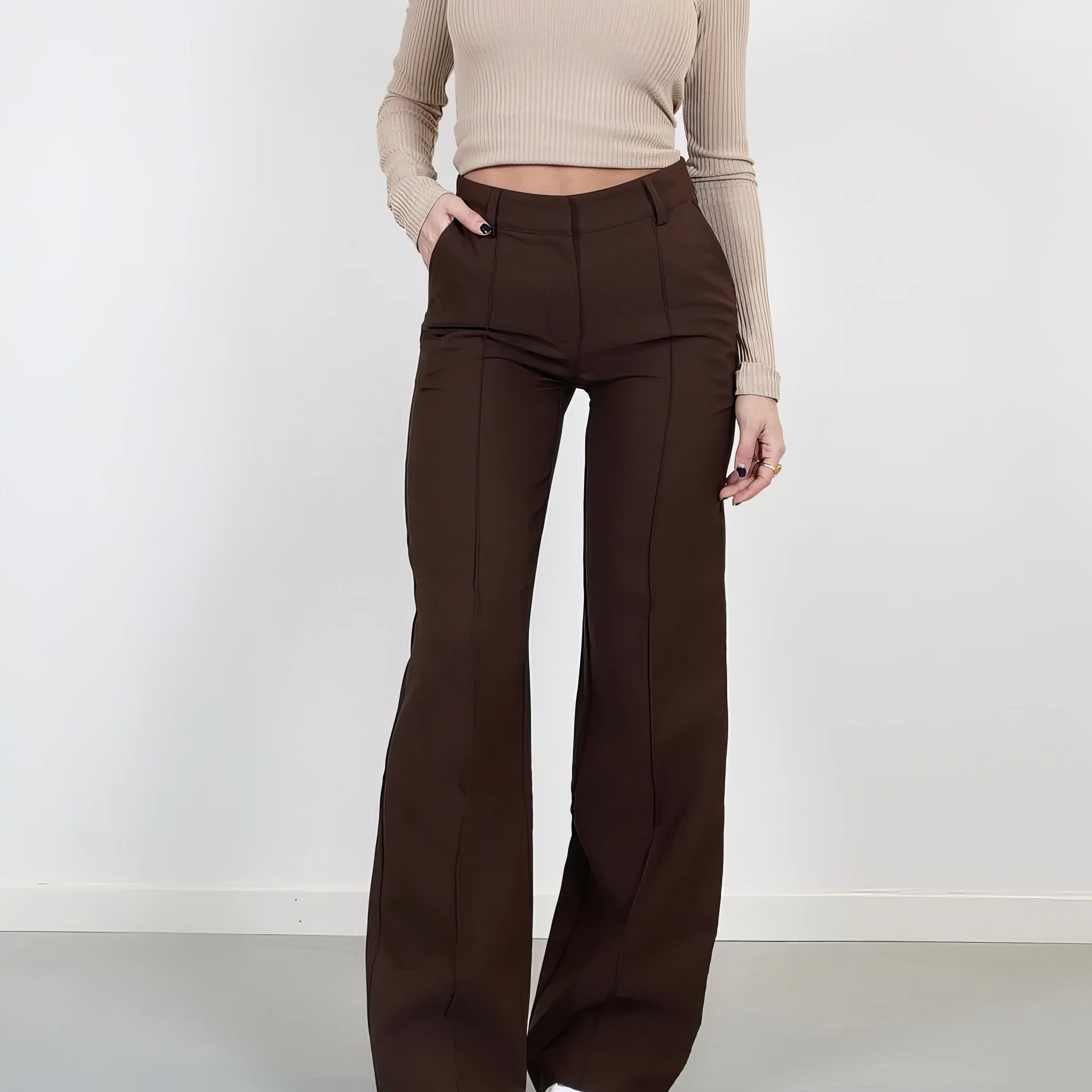 Josie | Hochtaillierte, Figurbetonende Hose