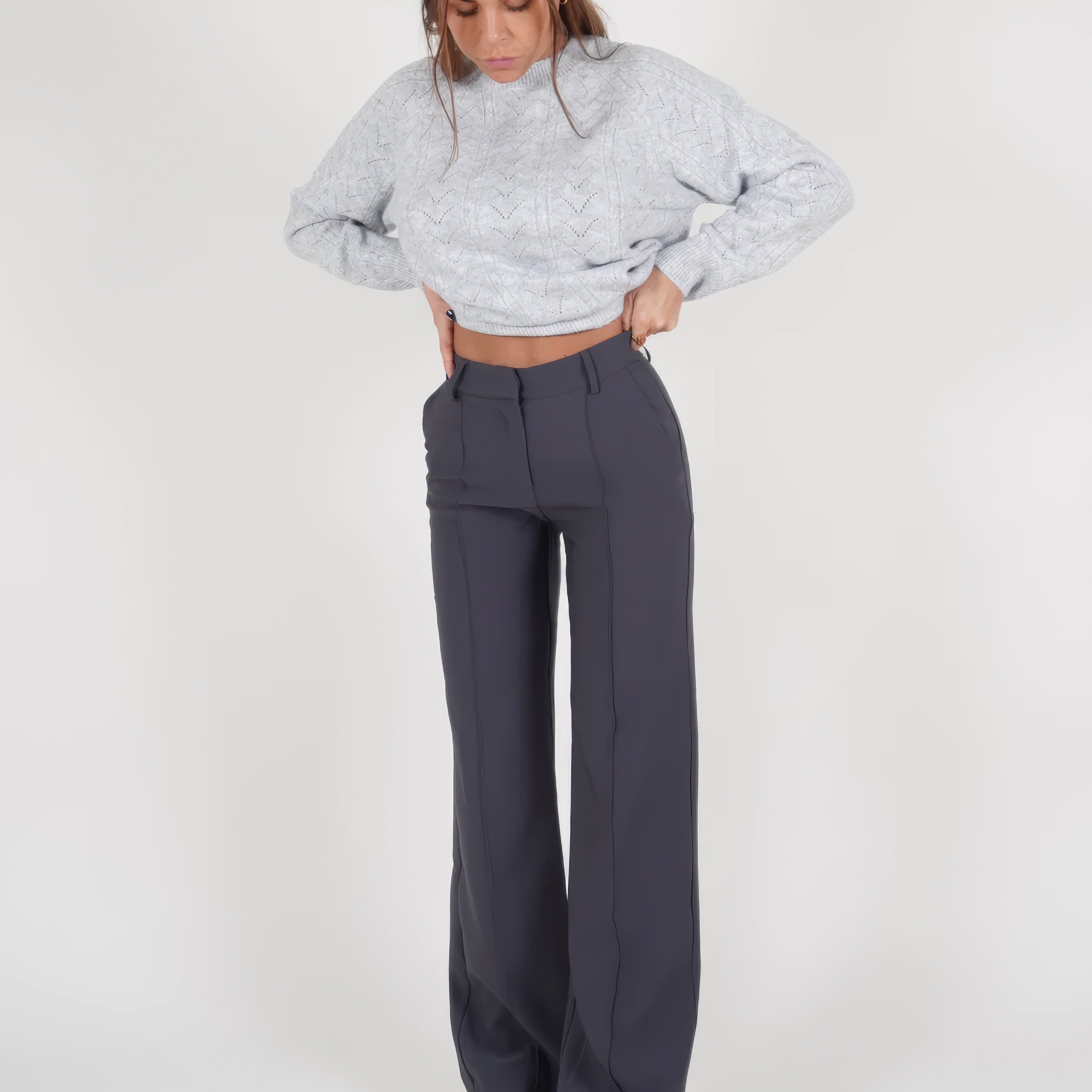 Josie | Hochtaillierte, Figurbetonende Hose