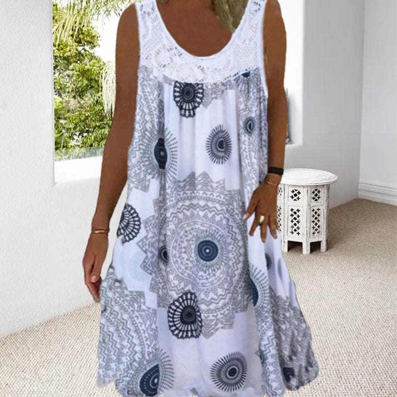LEILANY | Ärmelloses Plus-Size Sommerkleid für Damen