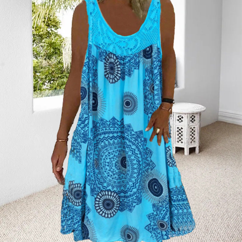 LEILANY | Ärmelloses Plus-Size Sommerkleid für Damen