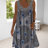 LEILANY | Ärmelloses Plus-Size Sommerkleid für Damen