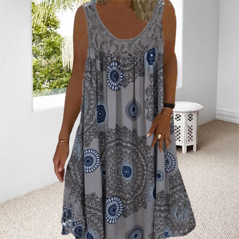 LEILANY | Ärmelloses Plus-Size Sommerkleid für Damen