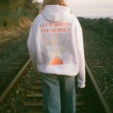 Oversized Hoodie mit Sunset-Print – Lässig, Cozy & Sommer-ready