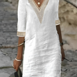 Damen Baumwoll-Kleid: Lässig & Bequem