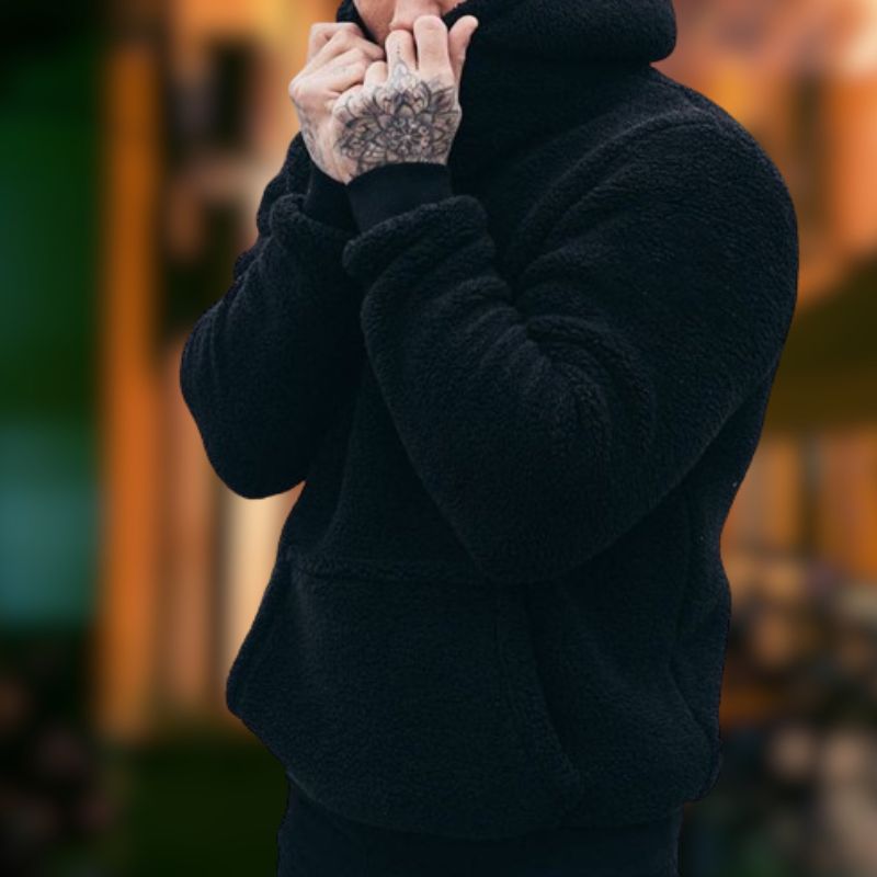 Flauschiger Sherpa Hoodie für Damen und Herren