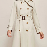 Klassischer – Damen Trenchcoat mit Gürtel