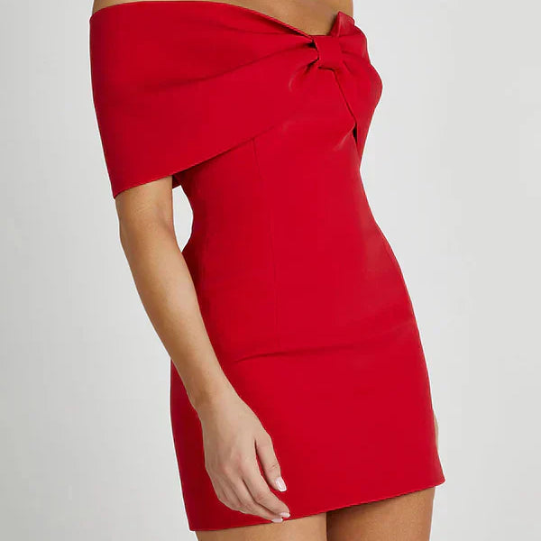 Elly - Schulterfreies Minikleid