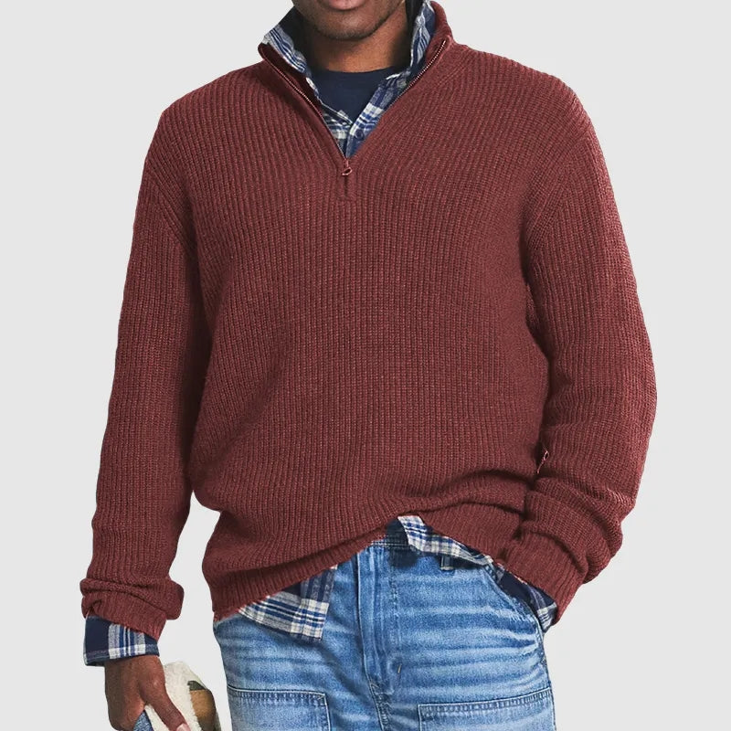 HENRY | Eleganter Premium Zip-Up Pullover