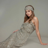 Mia - Glitzerndes Kleid ohne Ärmel