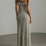 Mia - Glitzerndes Kleid ohne Ärmel