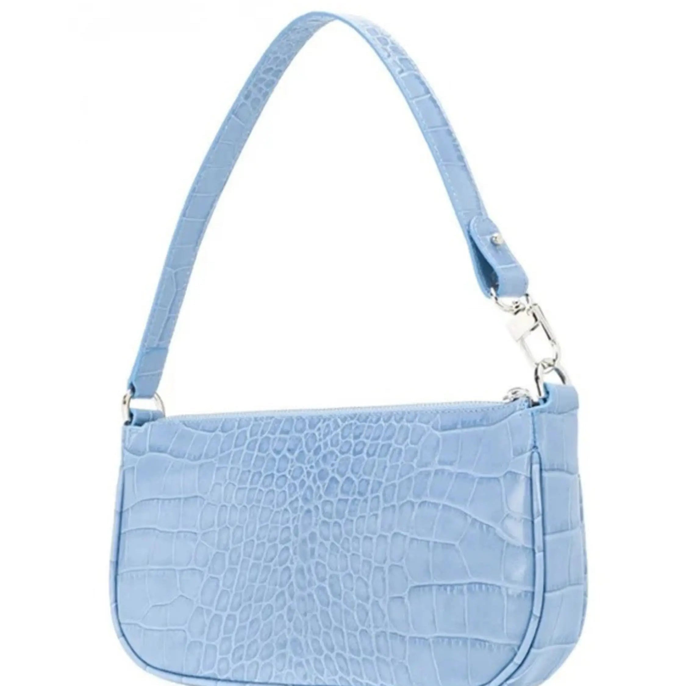 Brigitte - Schultertasche mit Kroko-Prägung