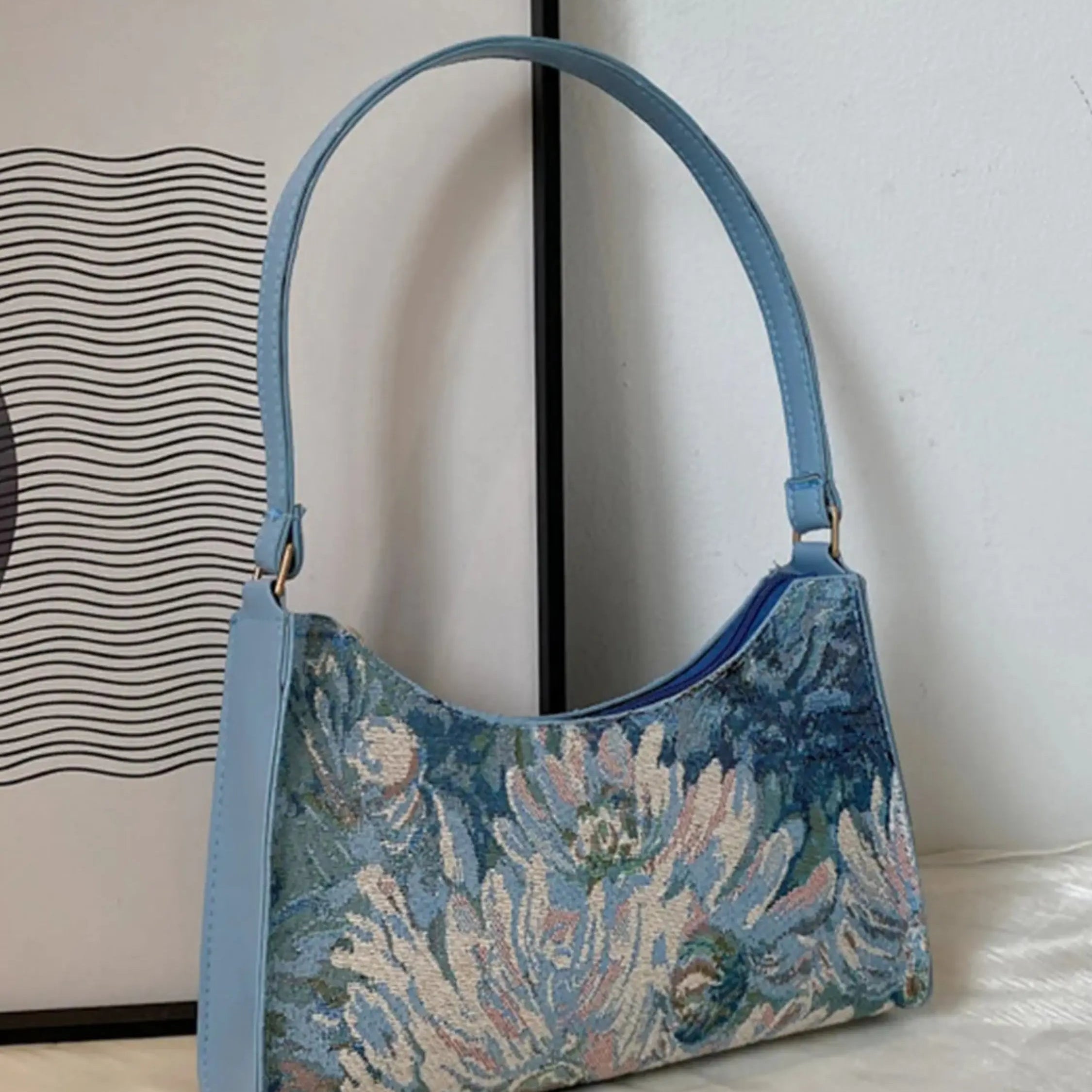 Philine | Vintage Floral Tapestry Umhängetasche