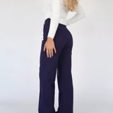 Josie | Hochtaillierte, Figurbetonende Hose