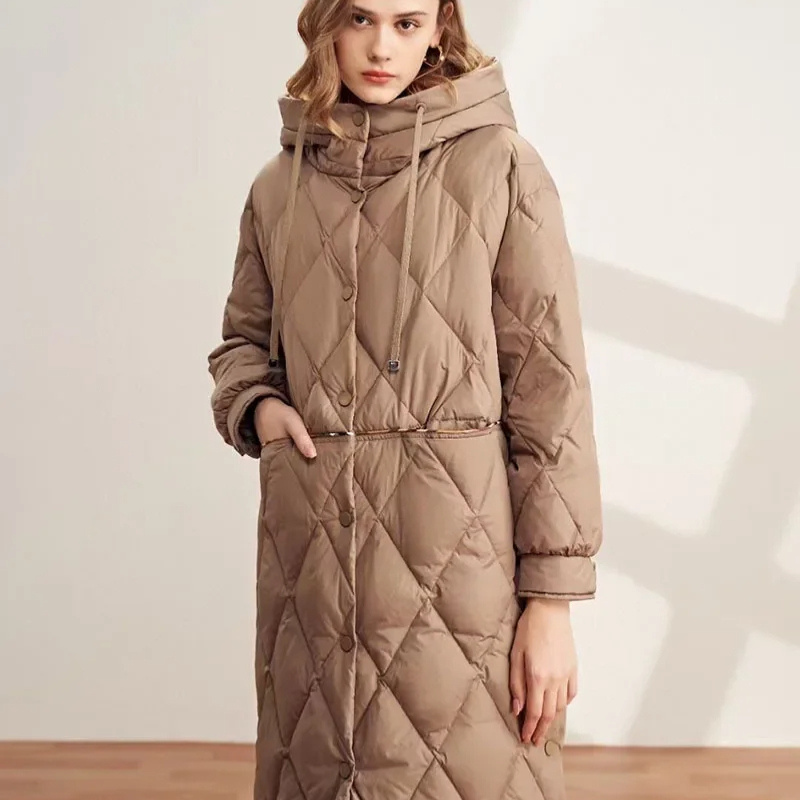 Steppmantel – Damen Wintermantel mit Kapuze
