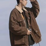 Herren – Cordjacke mit Sherpa-Futter