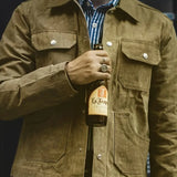 Klassische – Herren Wildlederjacke