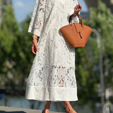 LunaMode – Spitzen Midikleid