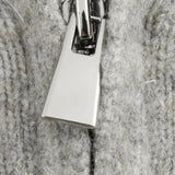 Kornelia | Strickjacke mit Kapuze und Reißverschluss