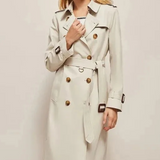 Klassischer – Damen Trenchcoat mit Gürtel