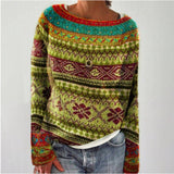 Maude | Damen Vintage Wollpullover
