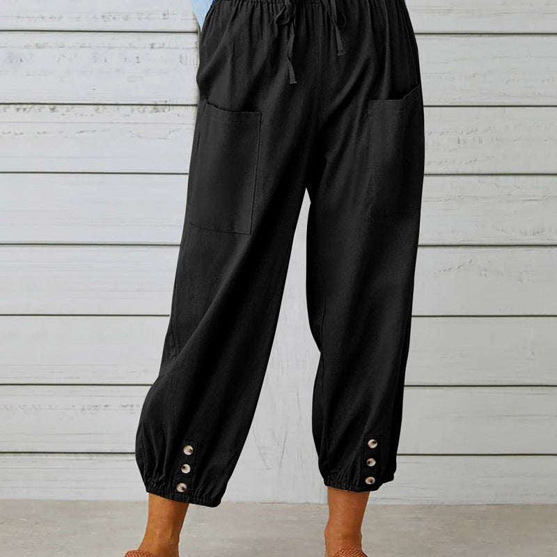Adelheid | Stilvolle und Bequeme Relaxed Fit Hose