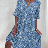 DAISY | Midikleid mit Blumenmuster