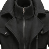 Herren - Wintermantel mit Stehkragen