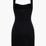 Amara - Schwarzes Minikleid