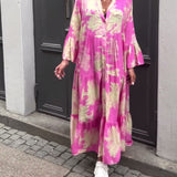 Lunaria – Damen Maxikleid mit Print