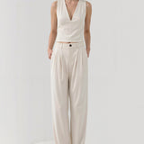 EleganceWear – Damenhose mit Bundfalte