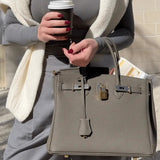Lily - Gesteppte Lederhandtasche